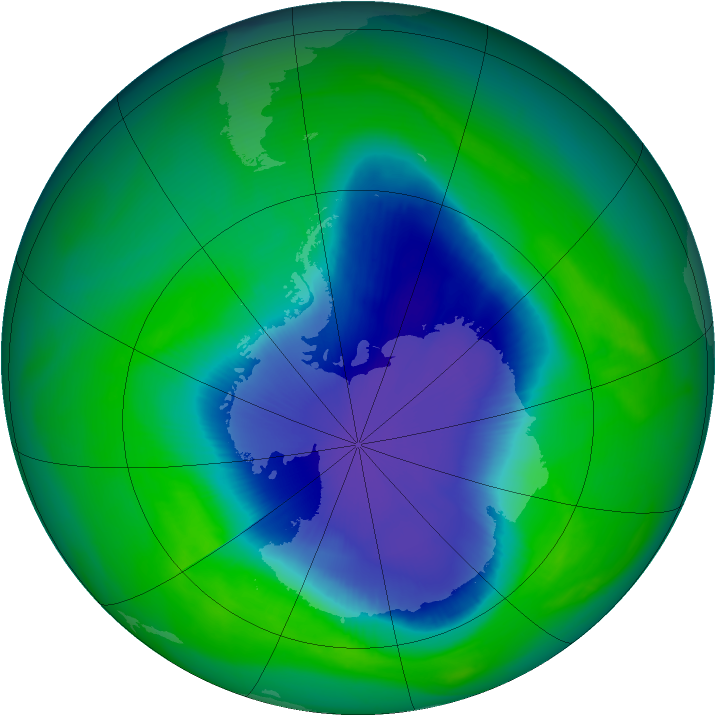Ozone Map 2007-11-12
